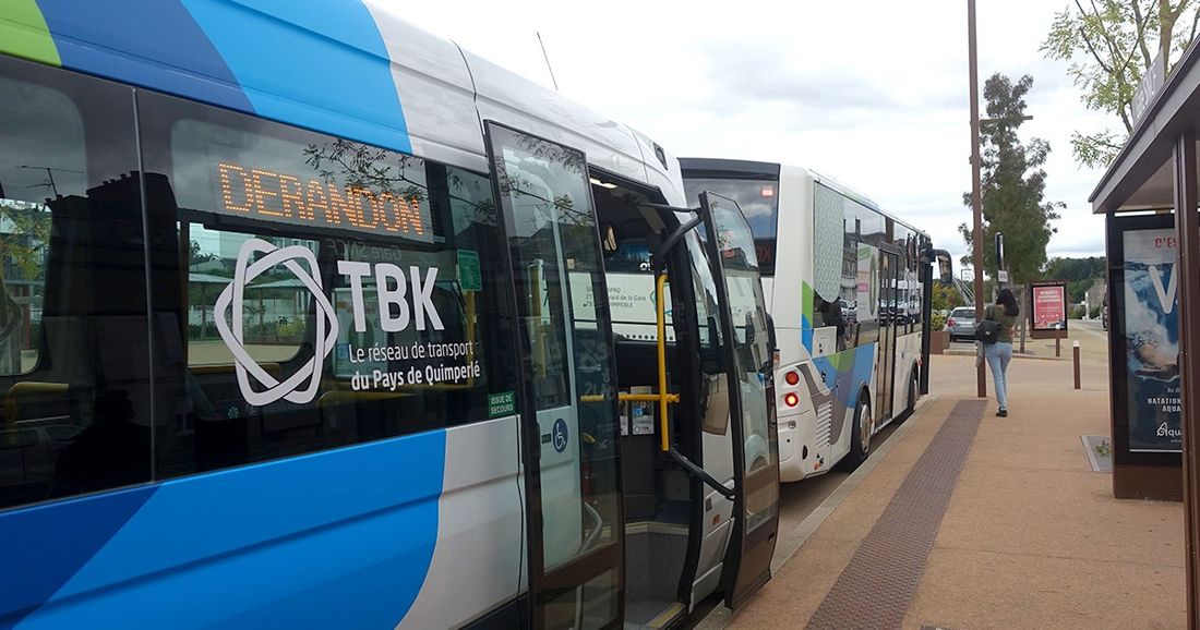 Les bus du réseau TBK